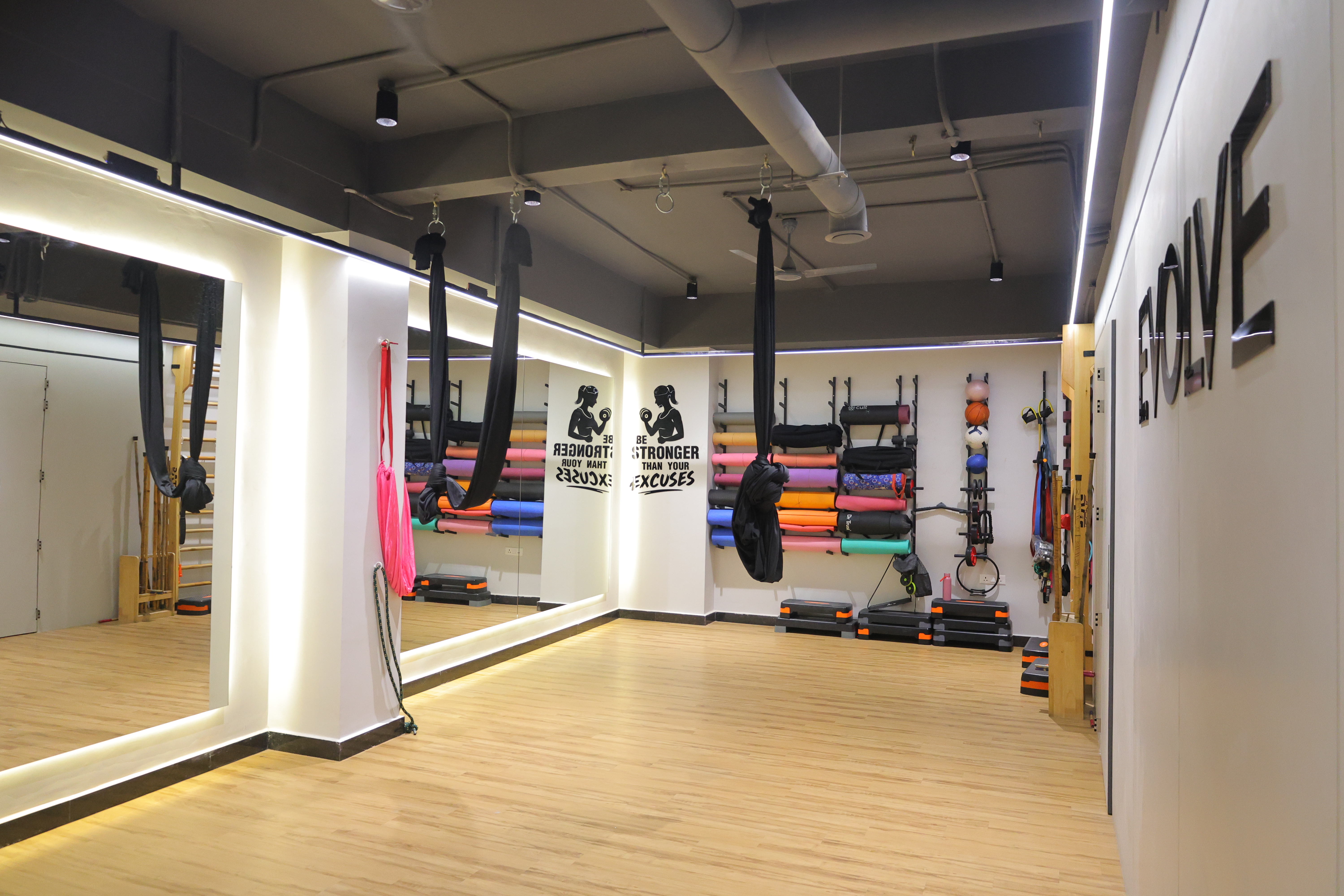 Strength and cardio zone at Evolve