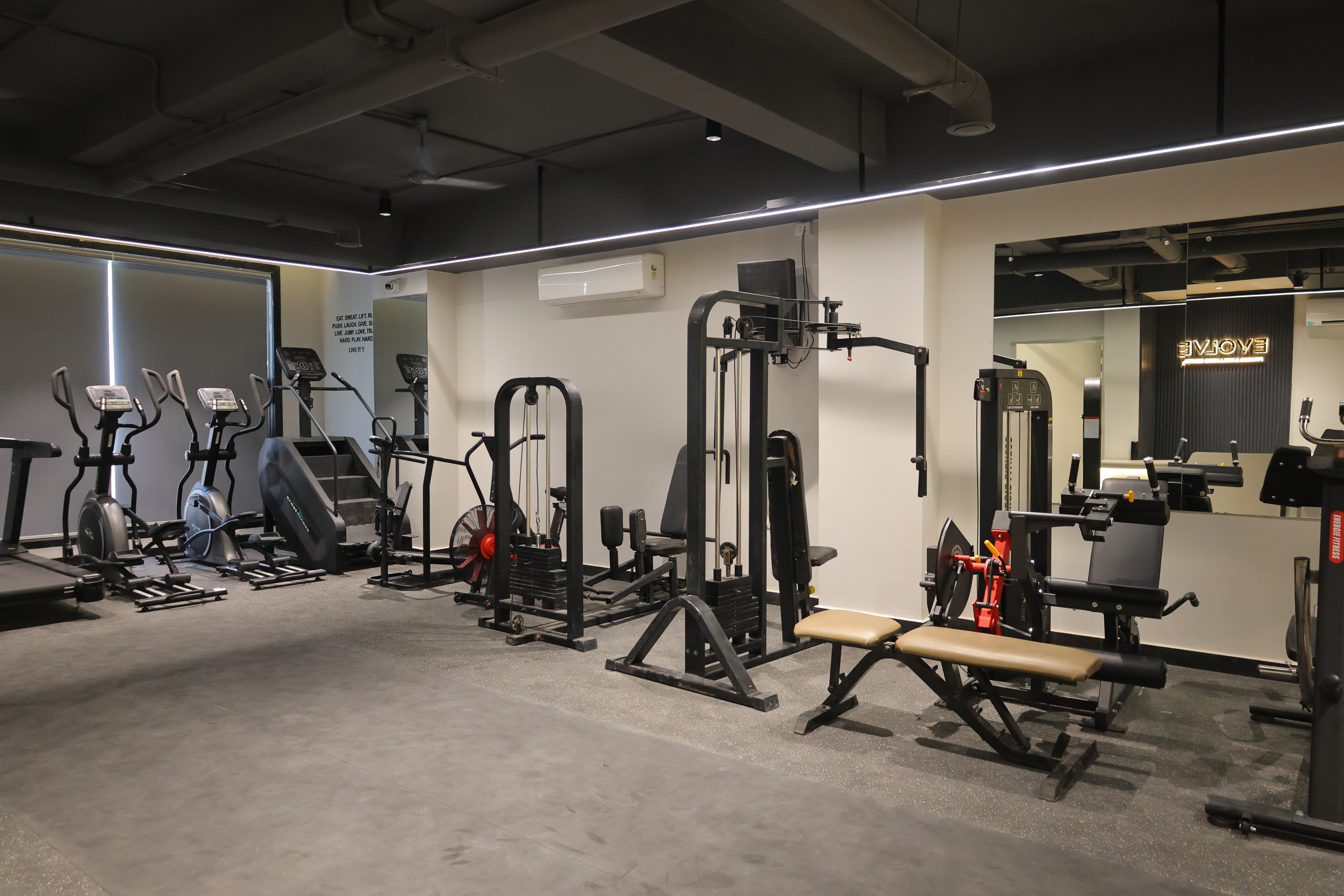 Group fitness classes at Evolve